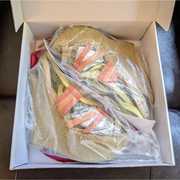 Shi Journeys Missile Multi Strappy Boho Tall Wedge - Picture 13 of 15